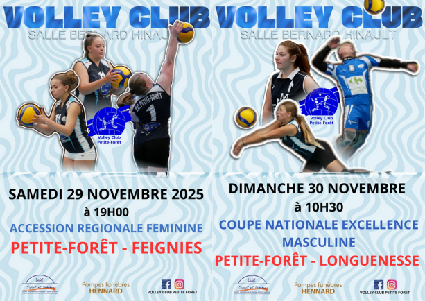 PROGRAMME DE CE WEEK-END 29 & 30 NOVEMBRE AU V.C.P.F.