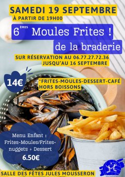 SOIREE "FRITES-MOULES"