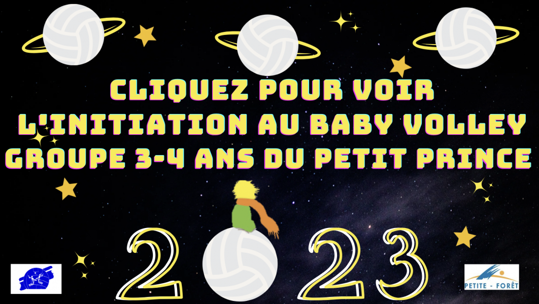 Initiation volley-ball 3 - 4 ans en partenariat avec le petit prince