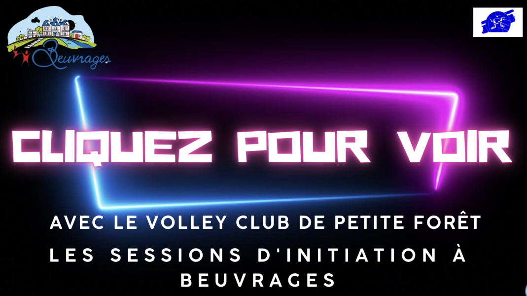 Initiation volley-ball en partenariat avec la ville de Beuvrages